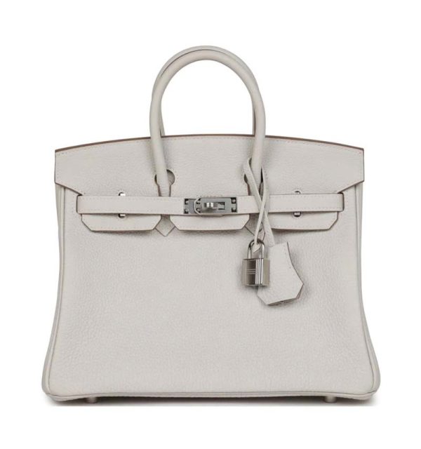 Hermès Birkin 25 Gris Pale Togo Palladium Hardware