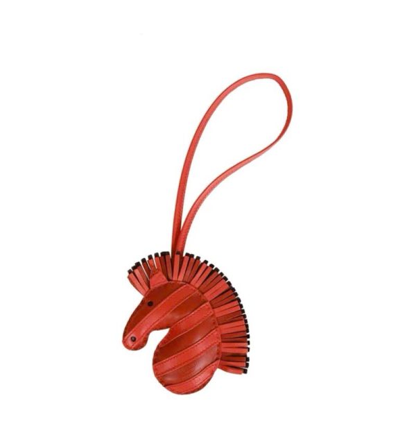 Hermès Carnelian / Poppy / Serie GeeGee Savannah Bag Charm PM