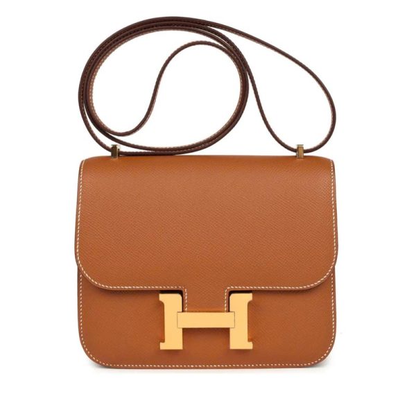 Hermès Constance 18 Gold Epsom Gold Hardware